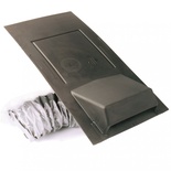 Slate Vent Plastic With Pipe 600 x 300mm Black