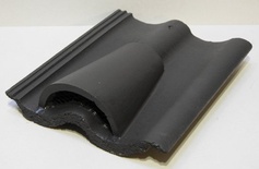 Tile Vent Double Roman Tile Anthracite Grey